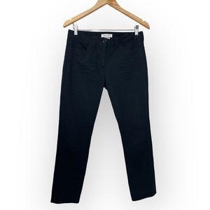 Isabel Marant Etoile Women’s Black Textured Cotton Trouser Pants Size 38 (27-28)